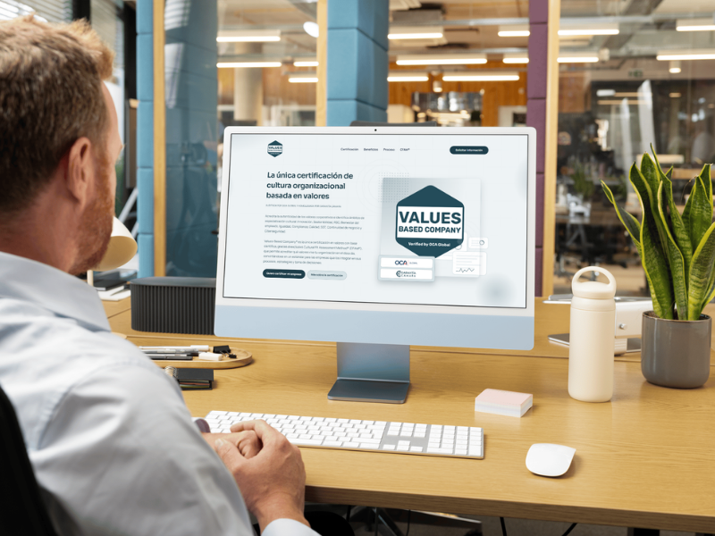 nueva web values-based company